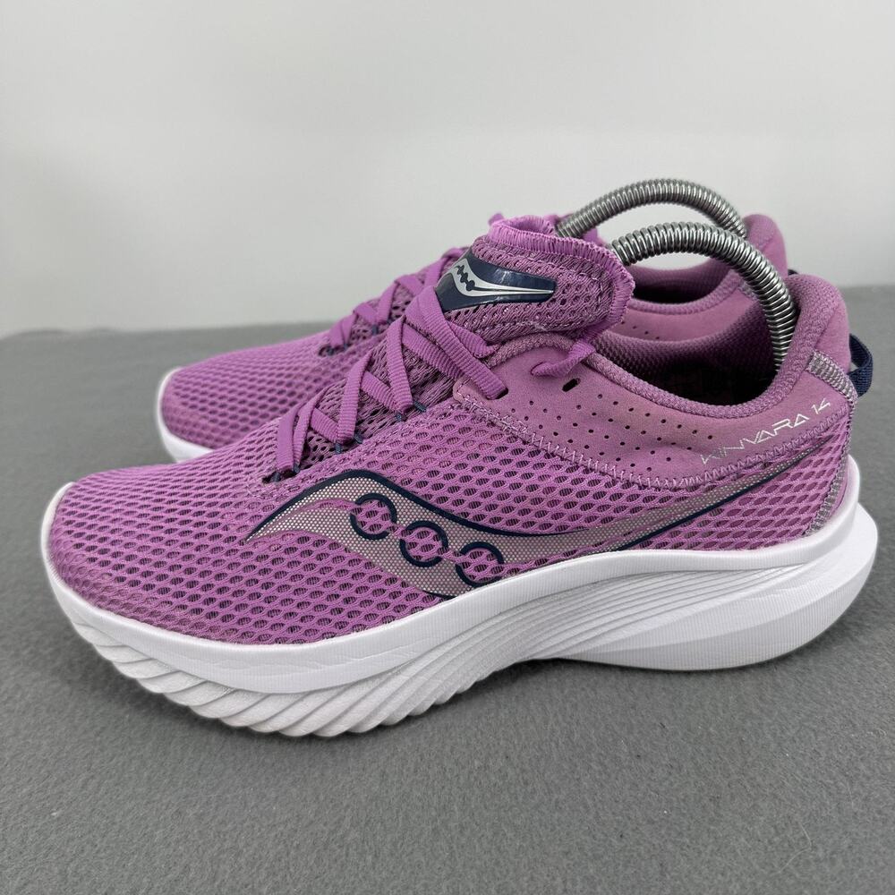 Saucony Kinvara 14 Shoes Womens Size 9 Purple Mesh Running Sneakers S10823-36